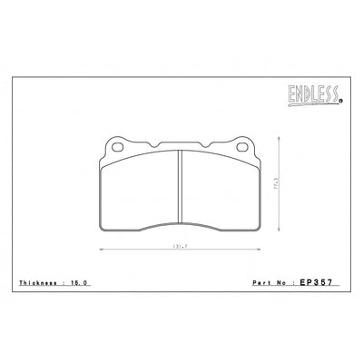 ENDLESS EP357 SUBARU Impreza WRX STI - Front