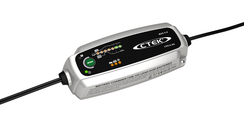 CTEK MXS3.8 charger with charge current 3.8A