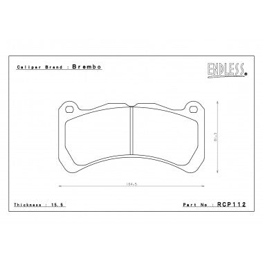 ENDLESS RCP112 MX72+ WRX STI Final Edition - Front