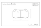 Endless Brake Pads Hyundai Genesis Rear RCP058