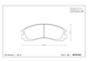 Endless Brake Pads Mitsubishi Lancer Evolution 5, 6, 7, 8, 9, X RS Front EP242