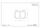 Endless Brake Pads Mitsubishi Lancer Evolution 5/6/7/8/9 Brembo Brakes Rear EP291