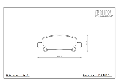 "STOCK FINDS" ENDLESS N35S EP355 MITSUBISHI Lancer Evolution X - Rear