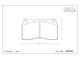 Endless Brake Pads Mitsubishi Lancer Evolution 5/6/7/8/9/10 Brembo Brakes Front EP357