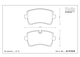 Endless Brake Pads Audi RS4, RS6 Rear EIP229