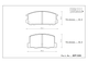 Endless Brake Pads Toyota MR2 Rear EP129
