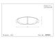 Endless Brake Pads Toyota Supra (A80) Rear EP281