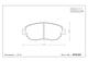 Endless Brake Pads Toyota Supra (A80) Front EP292