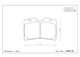 Endless Brake Pads Toyota Supra (A80) Front EP315