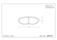 Endless Brake Pads Toyota GT86 Rear EP472