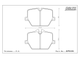 Endless Brake Pads Toyota Supra (A90) 3.0 Rear EP536