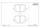 Endless Brake Pads Toyota Supra (A90) 3.0 Rear EP540