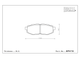Endless Brake Pads Subaru BRZ Rear EP472