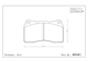 Endless Brake Pads Hyundai Genesis Front EP357