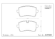 Endless Brake Pads Porsche Macan Rear EIP229