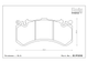 Endless Brake Pads Lamborghini Aventador Front EIP232