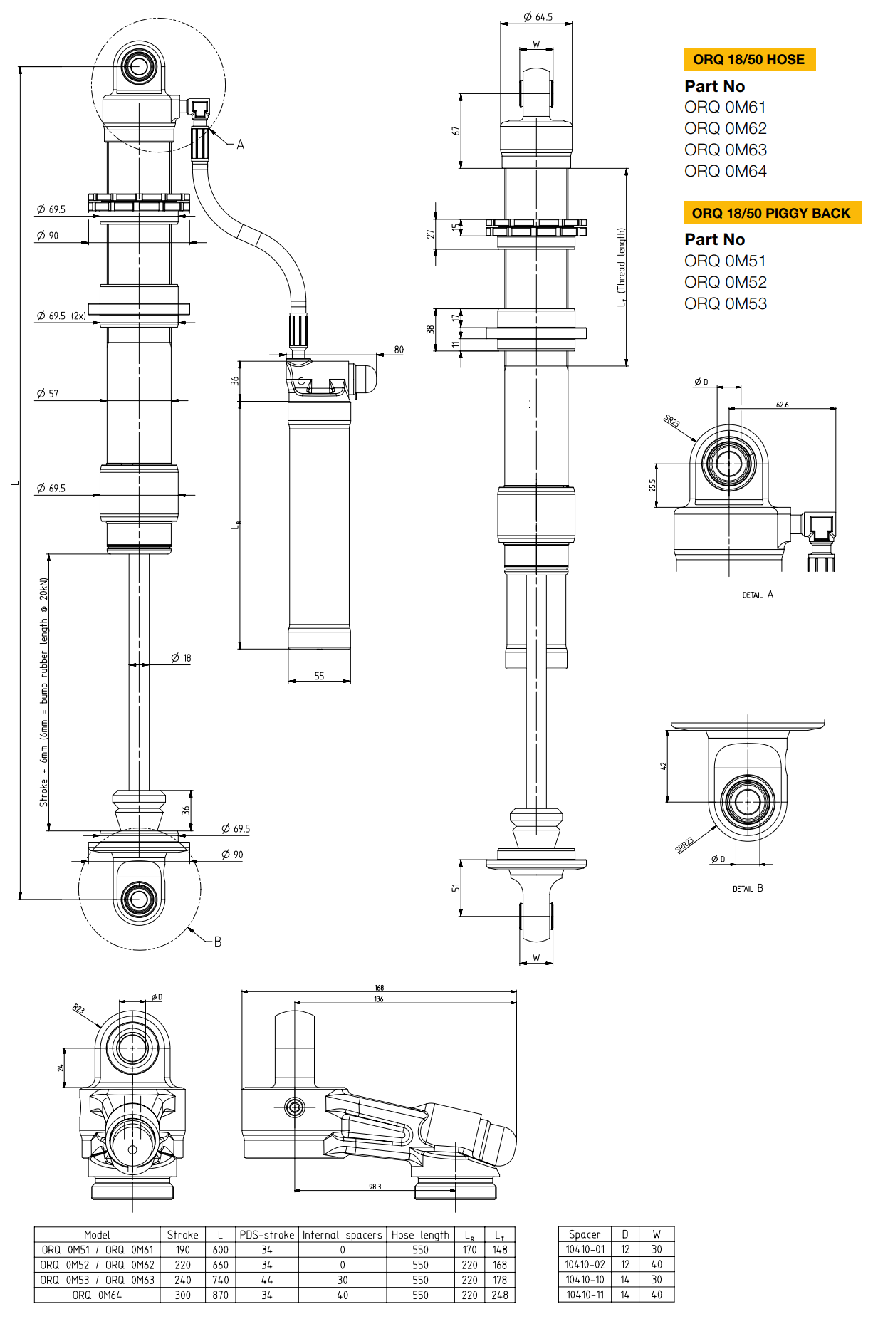 Öhlins Off-Road & Rally Raid Suspension ORQ 18/50