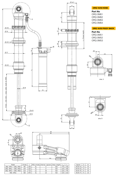Öhlins Off-Road & Rally Raid Suspension ORQ 18/50