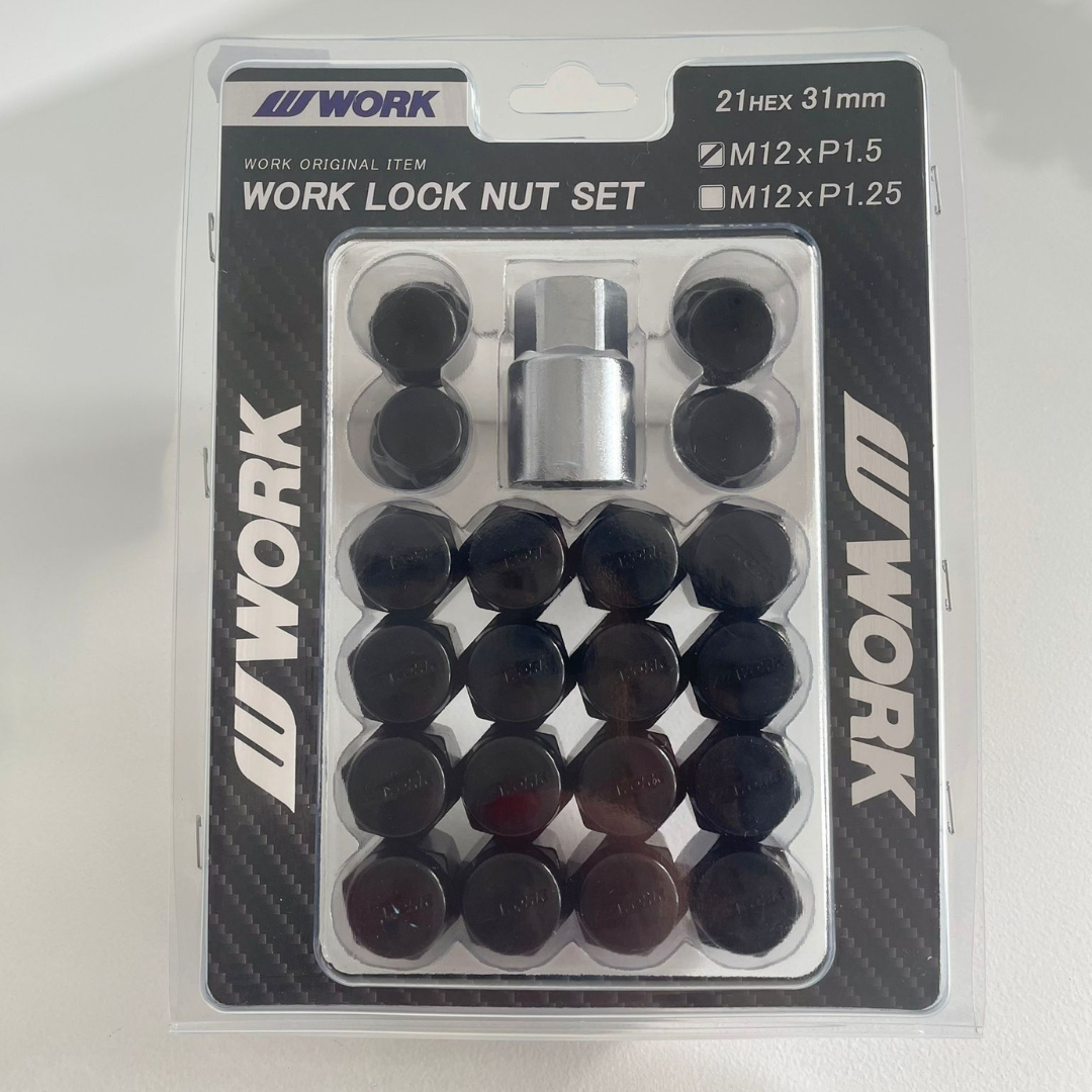 "STOCK FINDS" WORK WHEELS Lock Nut Set