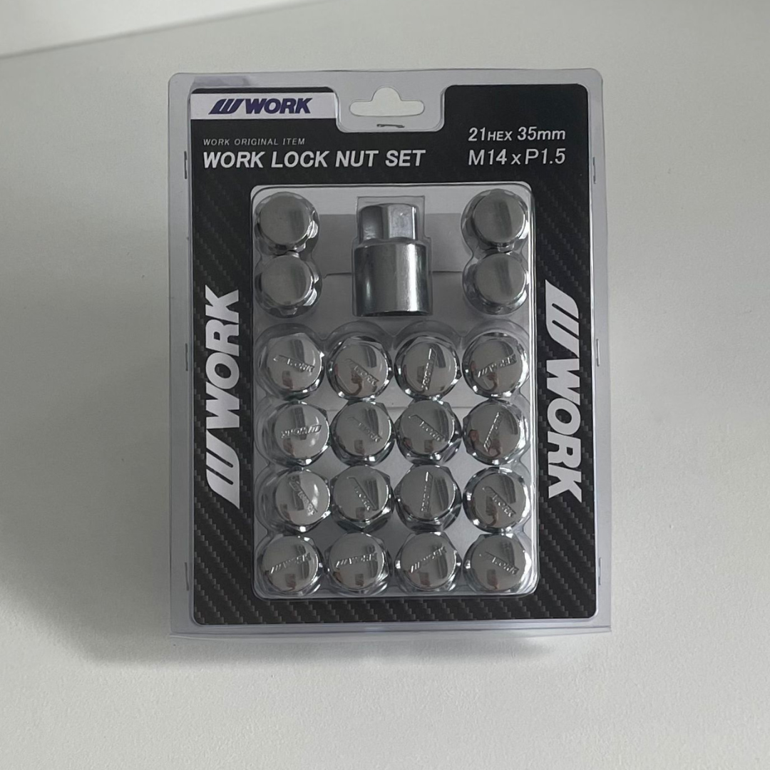 "STOCK FINDS" WORK WHEELS Lock Nut Set