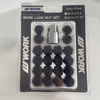 WORK WHEELS Lock Nut Set - New