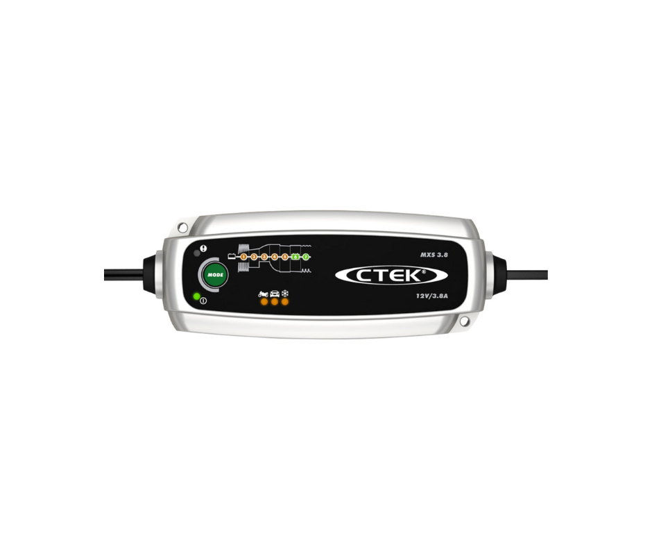 CTEK MXS3.8 charger with charge current 3.8A