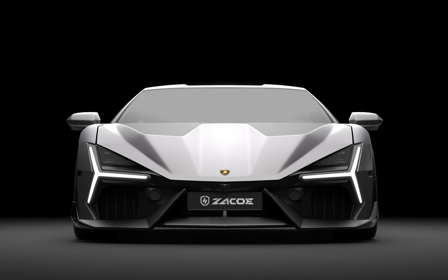 ZACOE Front Lip Carbon Fiber - Lamborghini Revuelto