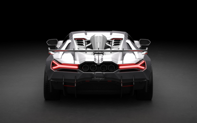 ZACOE Rear Wing Carbon Fiber - Lamborghini Revuelto