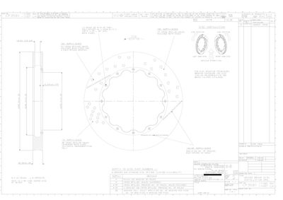 AP Racing Ventilated Brake Disc 356x36mm (CP3581-1096/1097) technical drawing