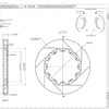 AP Racing Ventilated Brake Disc 285x28mm (CP3837-1002/1003) technical drawing
