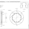 AP Racing Ventilated Brake Disc 285x28mm (CP3837-1002/1003) technical drawing