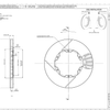 AP Racing Ventilated Brake Disc 264x21mm (CP4136-208) technical drawing