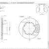 AP Racing Ventilated Brake Disc 254x21mm (CP4136-568) technical drawing