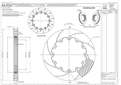 AP Racing Ventilated Brake Disc 362x32mm (CP5772-168/169) technical drawing