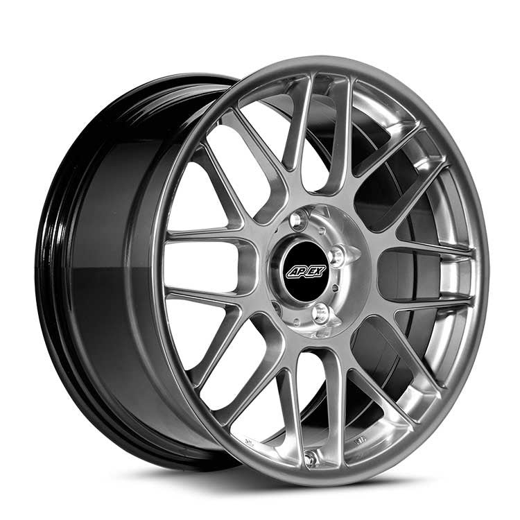 APEX ARC-8 Hyper Black finish reference; diameter, concavity and face profile vary by specification