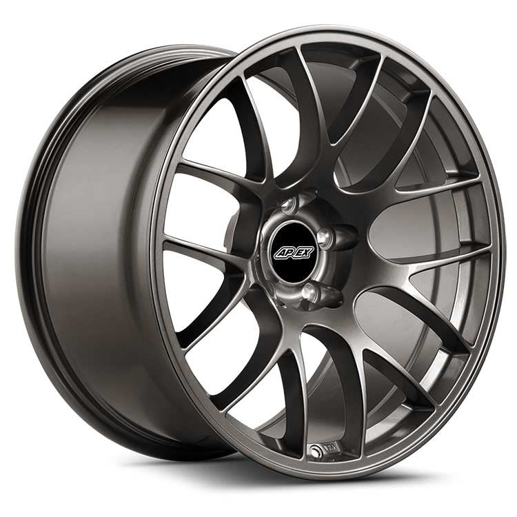 APEX EC-7 Anthracite wheel; representative face profile