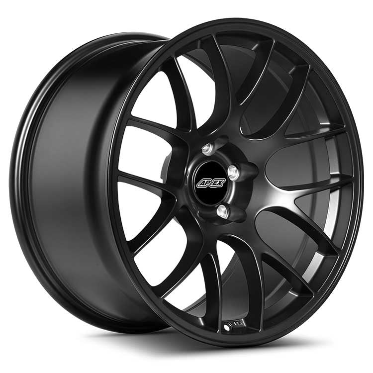 APEX EC-7 Satin Black wheel; representative face profile