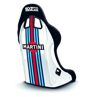 SPARCO EVO QRT race seat with MARTINI RACING livery