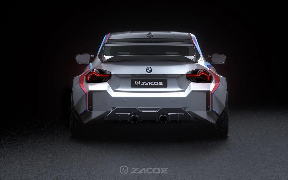 ZACOE BMW M2 F87 カーボン リアウィング リアスポイラー トランクスポイラー エアロ パーツ 正規品 新品 ZACOE Carbon Fiber \"Meister\" Rear Wing for G87 BMW M2 [BM-G87-RW]