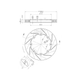 Brembo GT 320x28 Drilled Brake Disc Rotor Ring