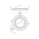 Brembo GT 332x32 Drilled piduriketas Rotor Ring