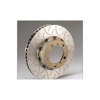 Brembo Racing Mitsubishi Evo IX Gr.N Rear 295x25.4mm Brake Disc Assembly rear assembly illustration