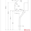Brembo Brake Kit BMW M4 Excluding Carbon-Ceramic Brake (F82) 2015-2020 GT-BM - Brembo technical drawing 2Sn.9013Ax