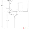 Brembo Brake Kit BMW M440i xDrive (G22, G23) 2021- GT-BM - Brembo technical drawing 1Tn.9026Ax