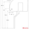 Brembo Brake Kit BMW Z4 (G29) 2019- GT-BM - Brembo technical drawing 1Tn.9020Ax