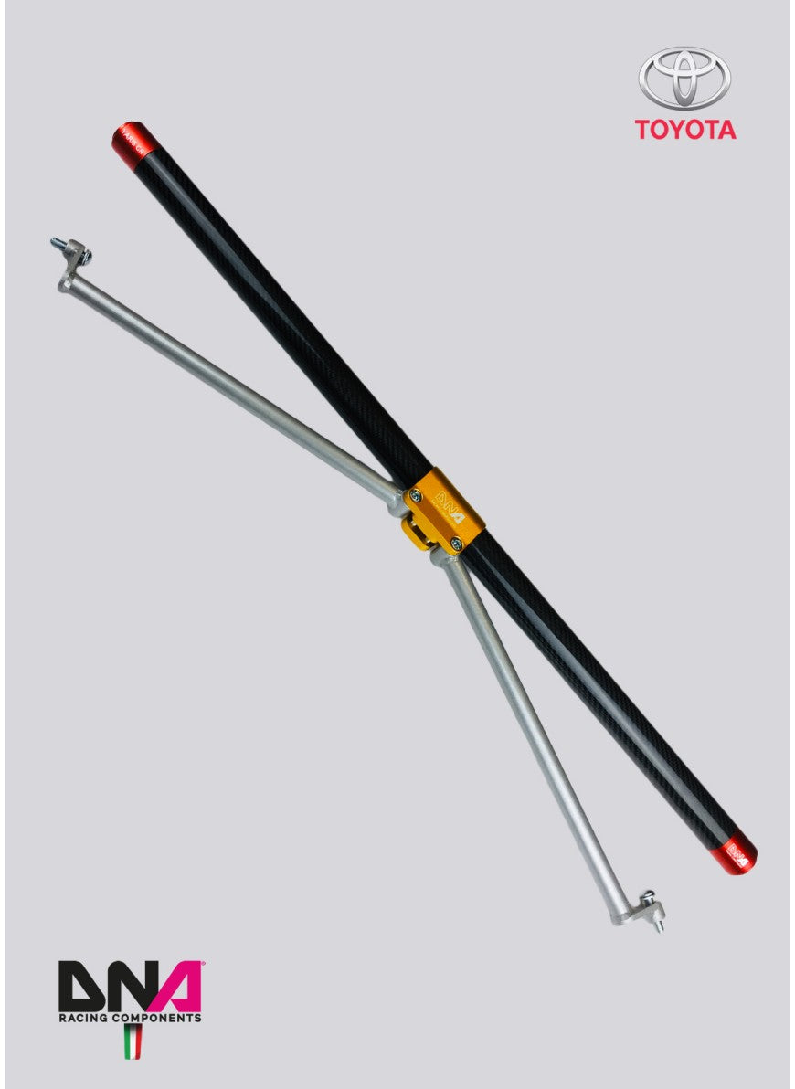 DNA Racing Carbon Fiber Heavy Duty Rear Strut Bar for Toyota GR Yaris