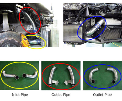 HKS Intercooler Piping Kit for Nissan GT-R R35 - 13002-AN003 - manufacturer reference image
