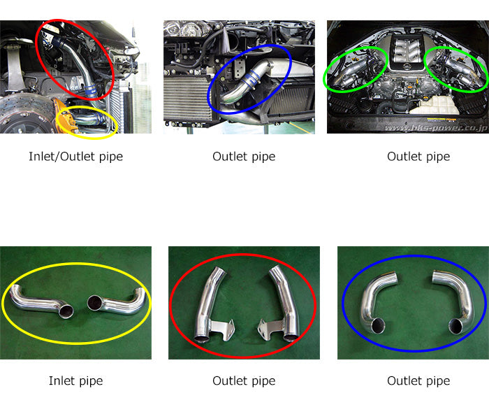 HKS Intercooler Piping and SQV Kit for Nissan GT-R R35 - 13002-AN004 - manufacturer reference image