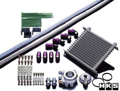 HKS R-Type Universal Oil Cooler Kit 15-Row 15002-AK002