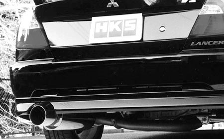 HKS Hi-Power 409 Exhaust for Mitsubishi Evo IV-VI 4G63T - 31006-AM004 - manufacturer reference image